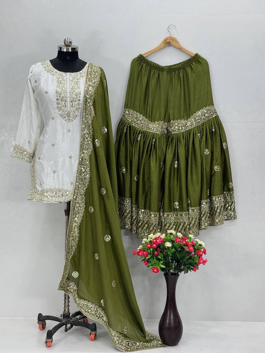 White and green sharara